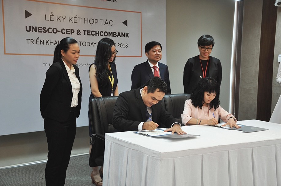 Hợp tác chiến lược giữa UNESCO-CEP và Techcombank hứa hẹn đem đến nhiều lợi ích cho sinh viên Việt Nam